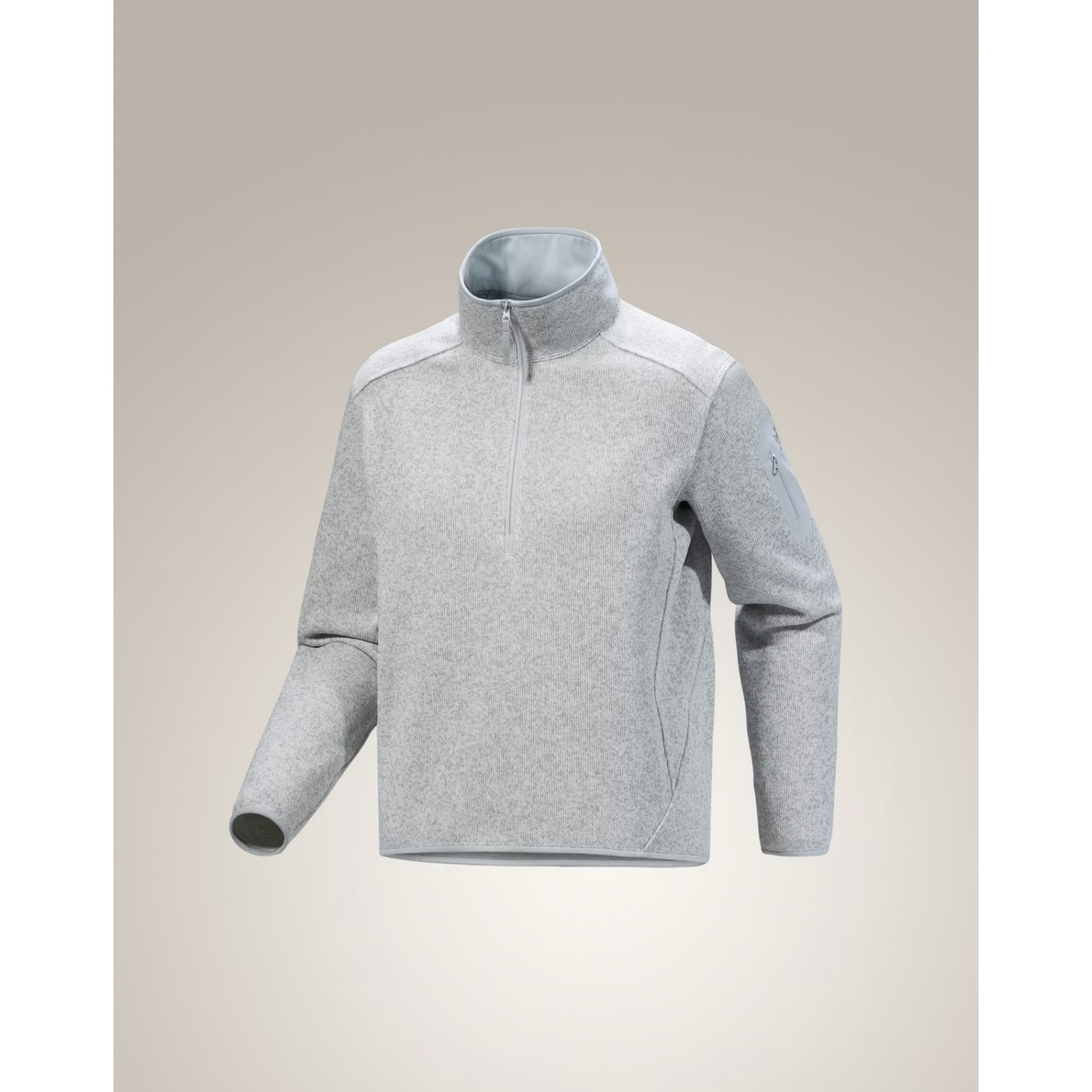 Arc'teryx Women's 1/2 Covert Zip Neck in Atmos Heather II - Image 6