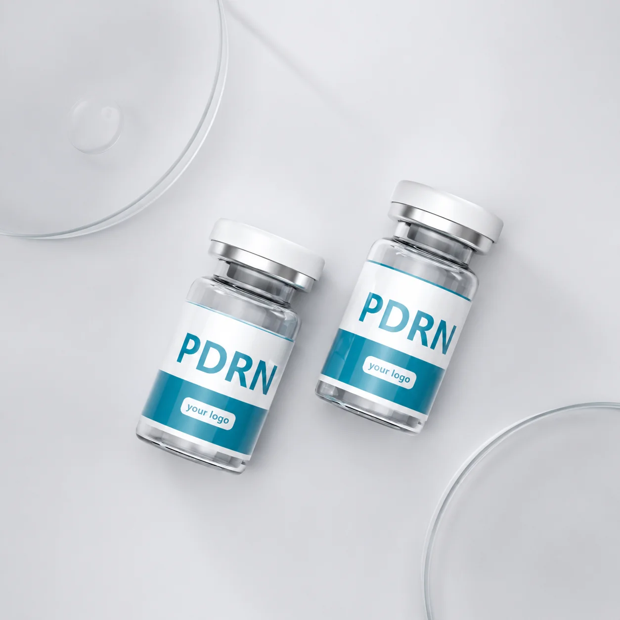Eco Friendly Korean PDRN Serum Skin Booster Ampoule Strong Repairing Face Brightening for Home Use - Image 3