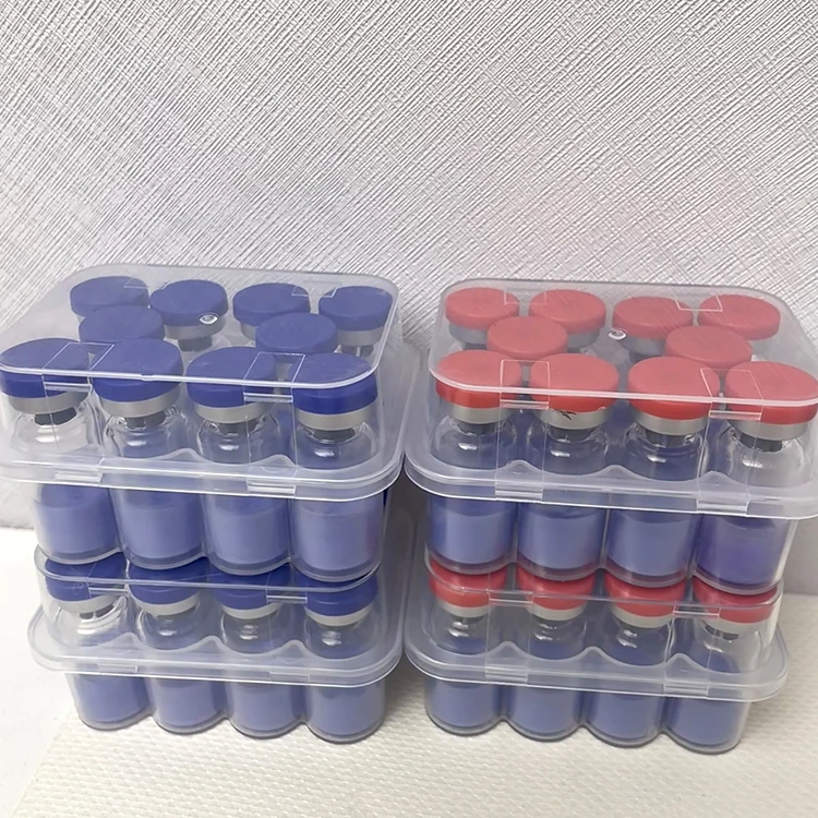 Supplier 99% High Purity Peptides 50mg/100mg Ghk-cu Powder Powder Peptide Cosmetic Raw Materials